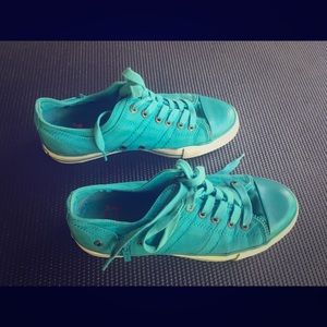 Levi's turquoise shoes